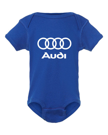 Audi Motorsports Car Baby Romper Onesie