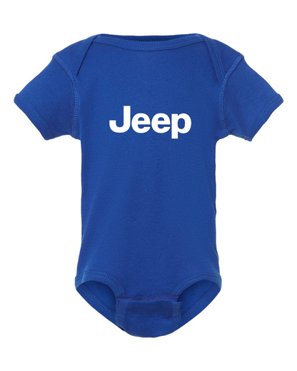 Jeep Car Baby Romper Onesie