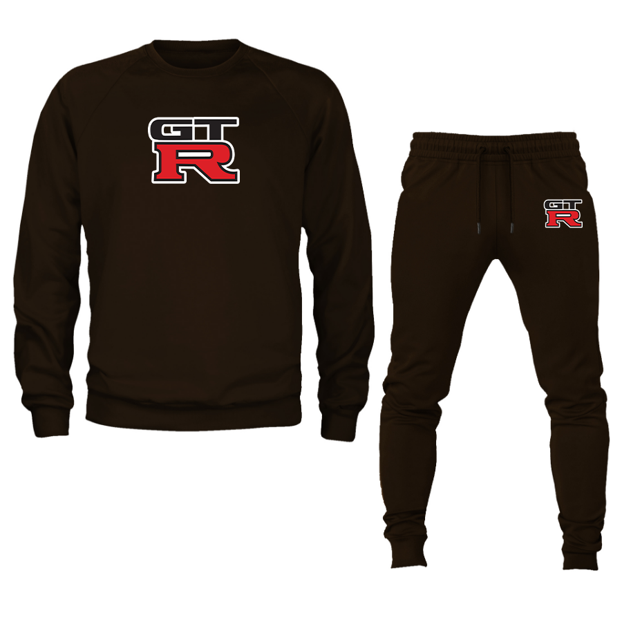 Men’s GTR  Car Crewneck Sweatshirt Joggers Suit