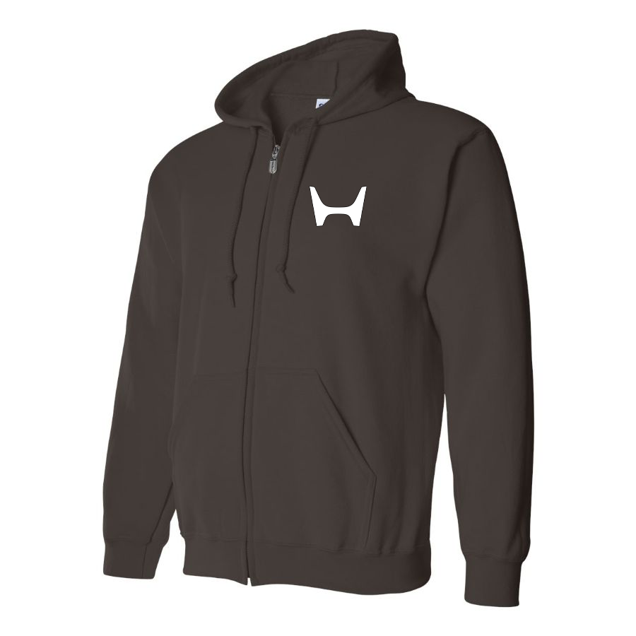 Men's Honda Car New Zipper Hoodie