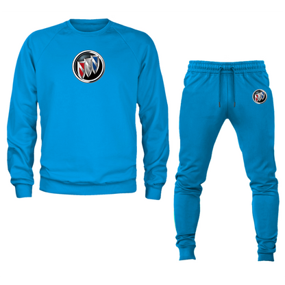 Men’s Buick Motorsports Car Crewneck Sweatshirt Joggers Suit