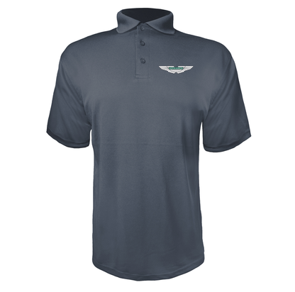 Men's Aston Martin Motorsports Car Polyester Polo