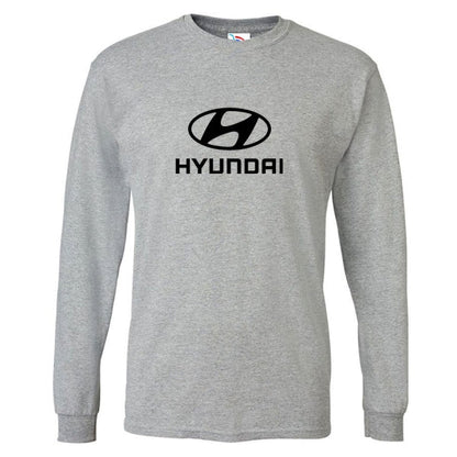 Men’s Hyundai Car Long Sleeve T-Shirt