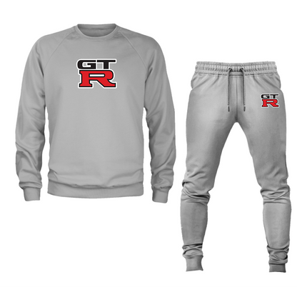 Men’s GTR  Car Crewneck Sweatshirt Joggers Suit