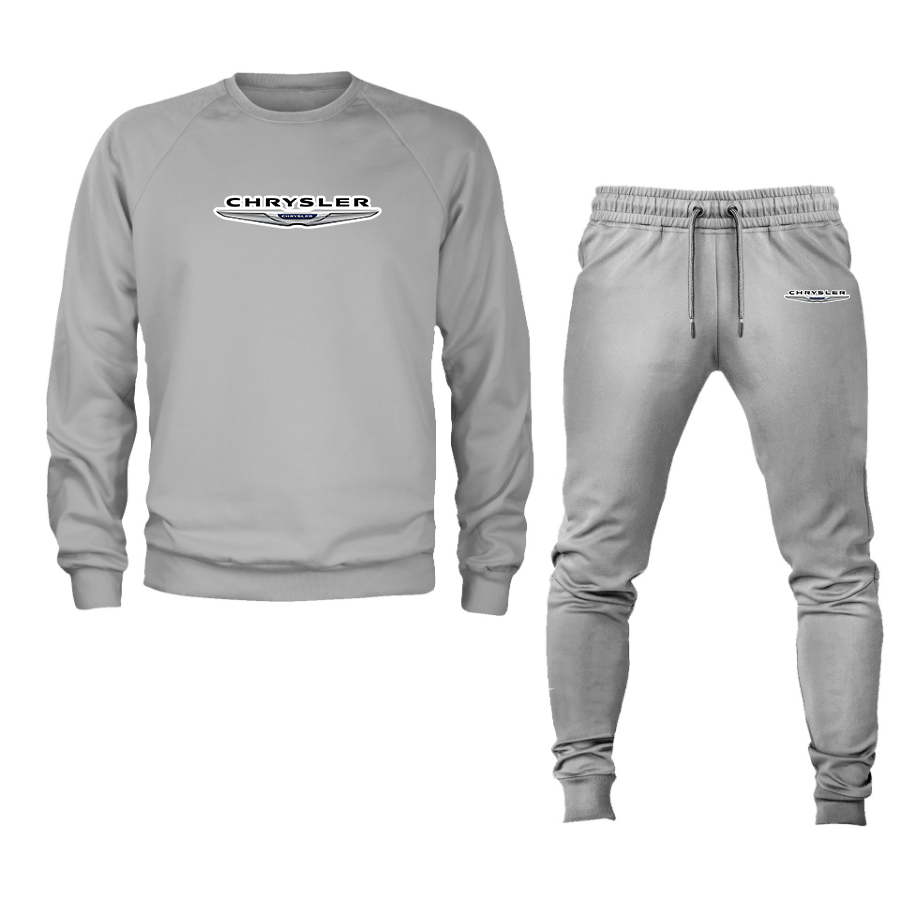 Men’s Chrysler Car Crewneck Sweatshirt Joggers Suit