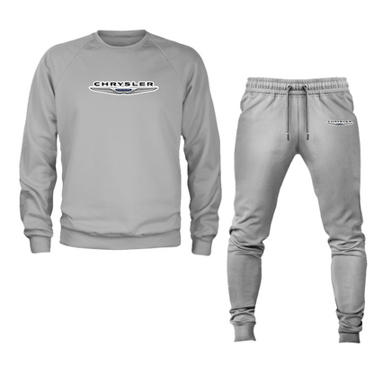 Men’s Chrysler Car Crewneck Sweatshirt Joggers Suit