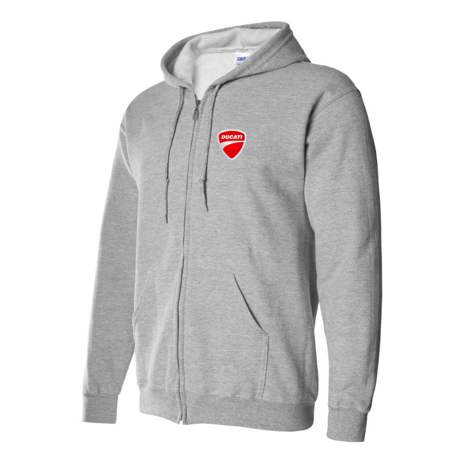 Men’s Ducati Motorcycle Zipper Hoodie