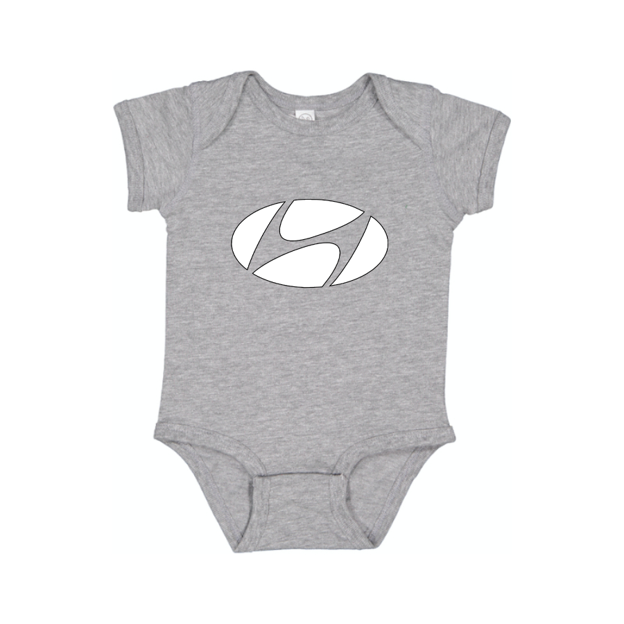 Hyundai New Logo Car  Baby Romper Onesie