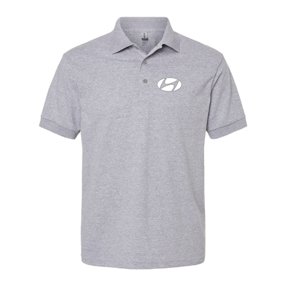 Men's Hyundai New Logo Car  Dry Blend Polo