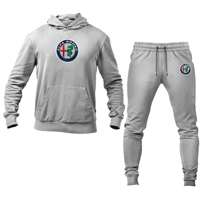 Men's Alfa Romeo Car Hoodie Joggers Set