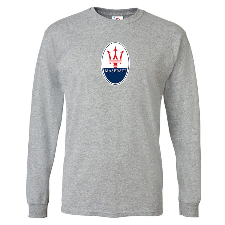 Men’s Maserati Car Long Sleeve T-Shirt