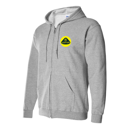 Men’s Lotus Car Zipper Hoodie