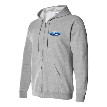 Men’s Ford Car Zipper Hoodie