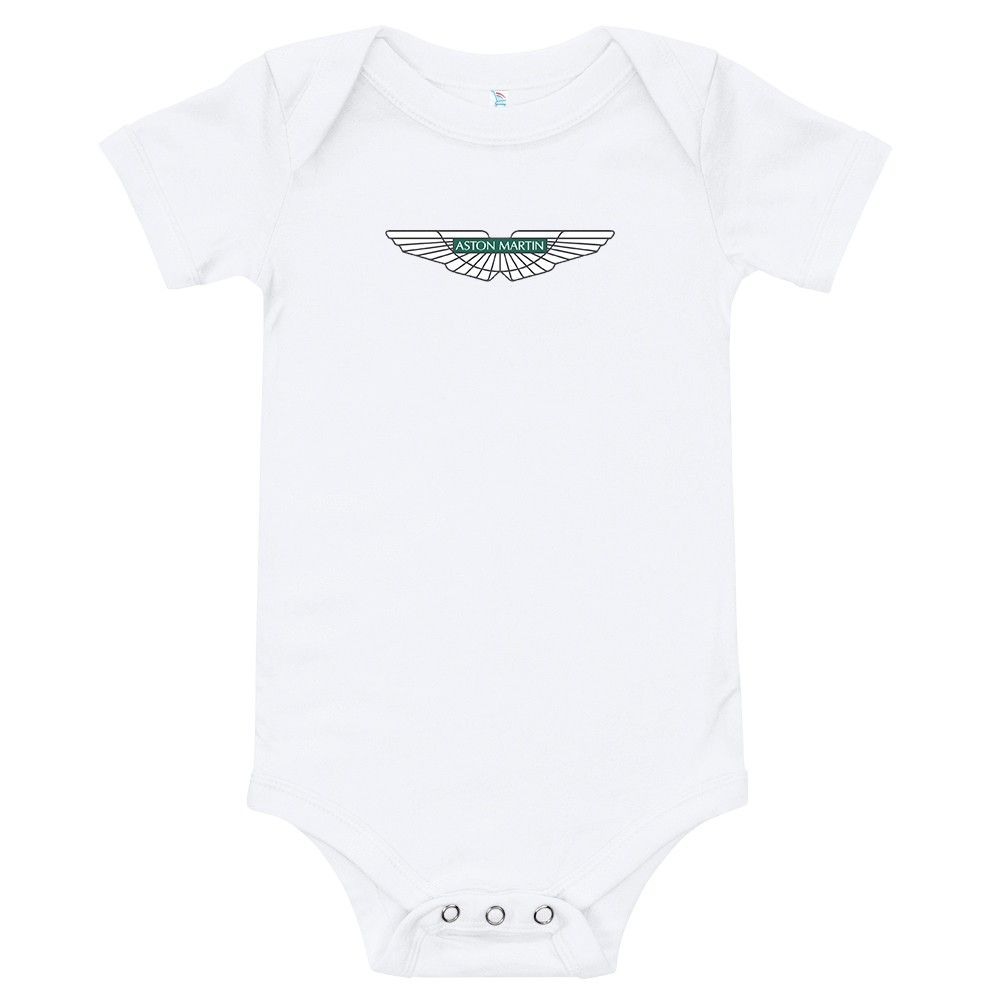 Aston Martin Motorsports Car Baby Romper Onesie