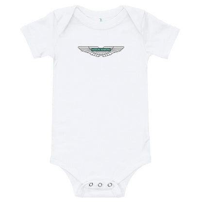 Aston Martin Motorsports Car Baby Romper Onesie