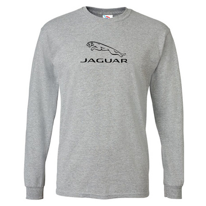 Men’s Jaguar Symbol Car Long Sleeve T-Shirt