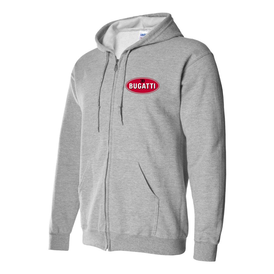 Men’s Bugatti Car Zipper Hoodie