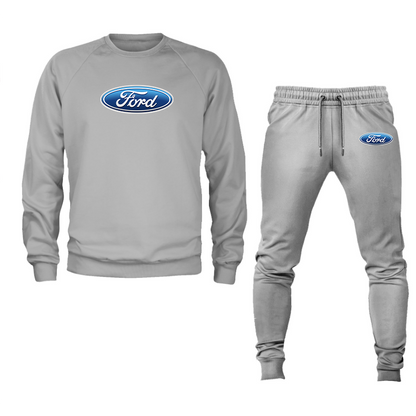 Men’s Ford Car Crewneck Sweatshirt Joggers Suit