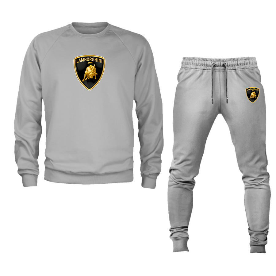 Men’s LamborghiniCar Crewneck Sweatshirt Joggers Suit