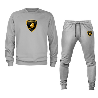 Men’s LamborghiniCar Crewneck Sweatshirt Joggers Suit