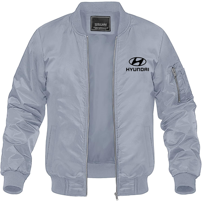 Men’s Hyundai Car Lightweight Bomber Jacket Windbreaker Softshell Varsity Jacket Coat