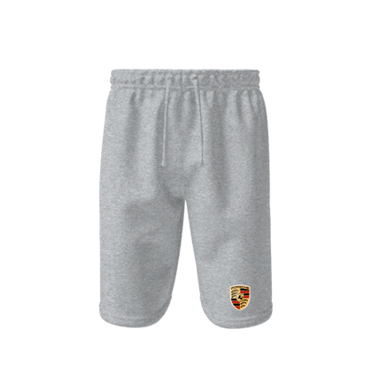 Men’s Porsche Car Athletic Fleece Shorts