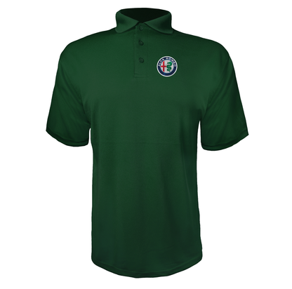 Men's Alfa Romeo Car Polyester Polo