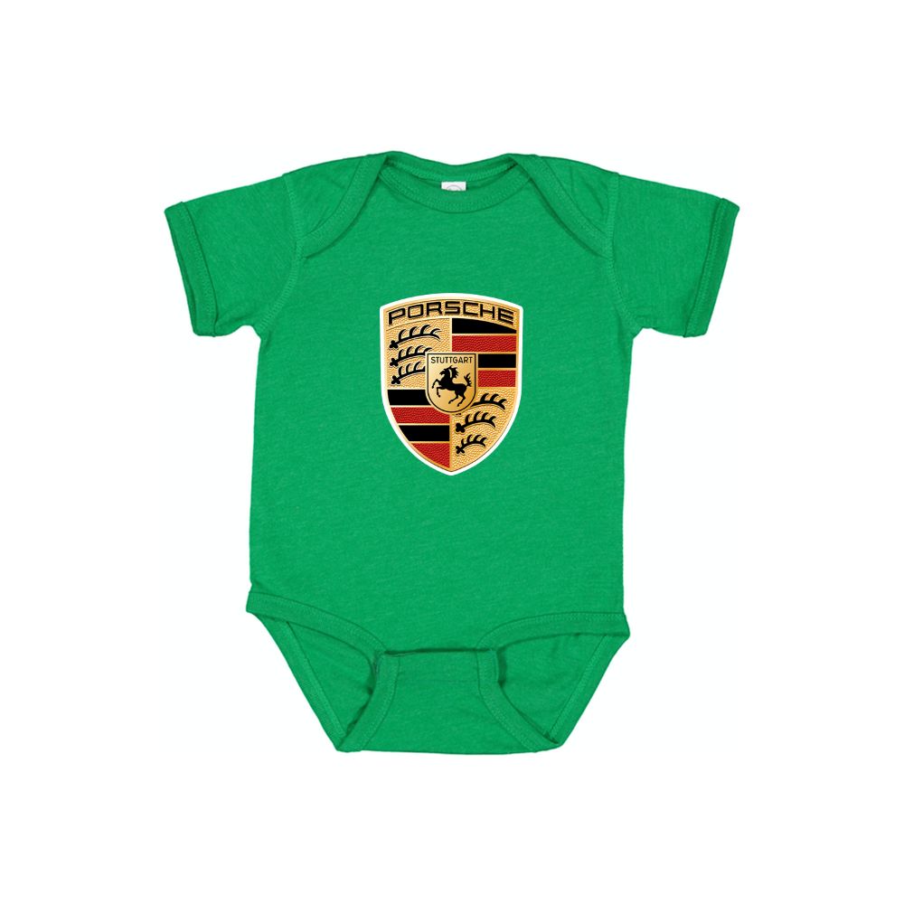 Porsche Car Baby Romper Onesie