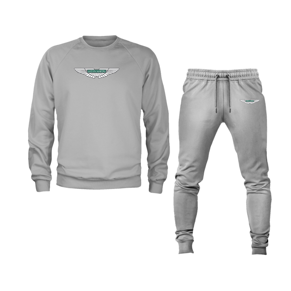 Men's Aston Martin Motorsports Car Crewneck Sweatshirt Joggers Suit