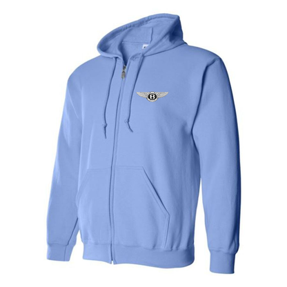 Men’s Bentley Motorsports Car Zipper Hoodie