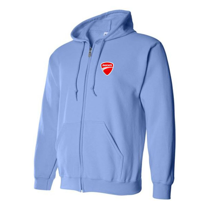 Men’s Ducati Motorcycle Zipper Hoodie