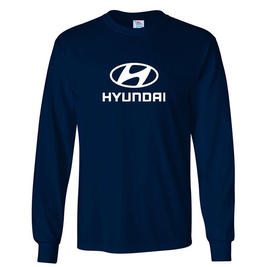 Men’s Hyundai Car Long Sleeve T-Shirt