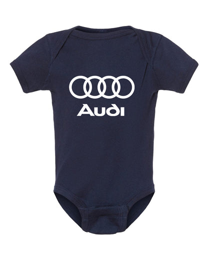 Audi Motorsports Car Baby Romper Onesie