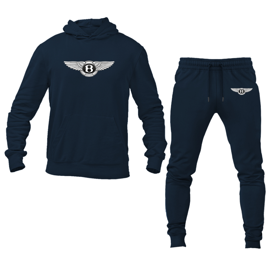 Men’s Bentley Motorsports Car Hoodie Joggers Set