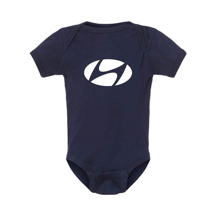 Hyundai New Logo Car  Baby Romper Onesie