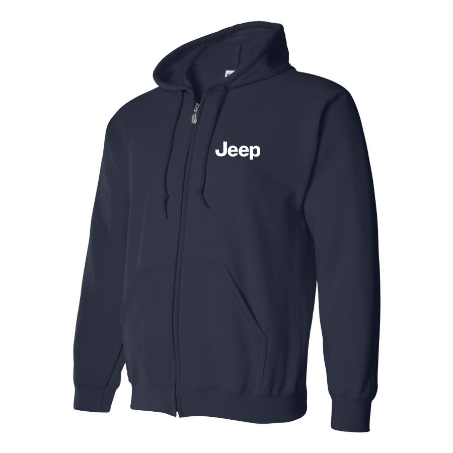 Men’s Jeep Car Zipper Hoodie