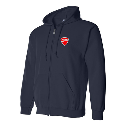 Men’s Ducati Motorcycle Zipper Hoodie