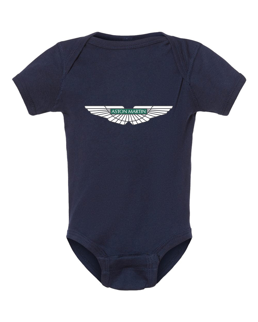 Aston Martin Motorsports Car Baby Romper Onesie