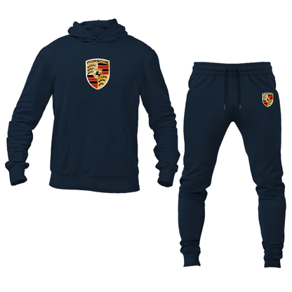 Men’s Porsche Car Hoodie Joggers Set