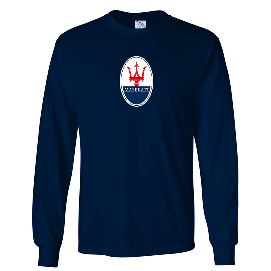 Men’s Maserati Car Long Sleeve T-Shirt