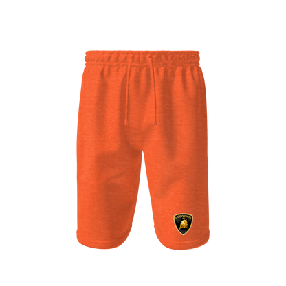 Men’s Lamborghini Car Athletic Fleece Shorts