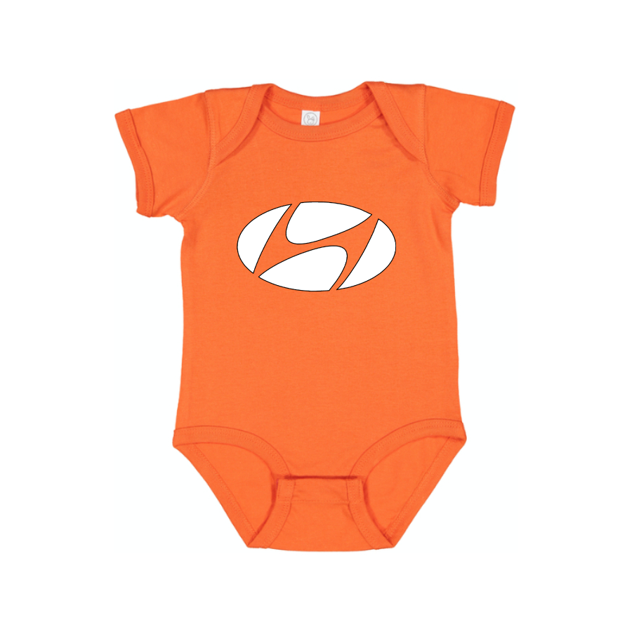 Hyundai New Logo Car  Baby Romper Onesie