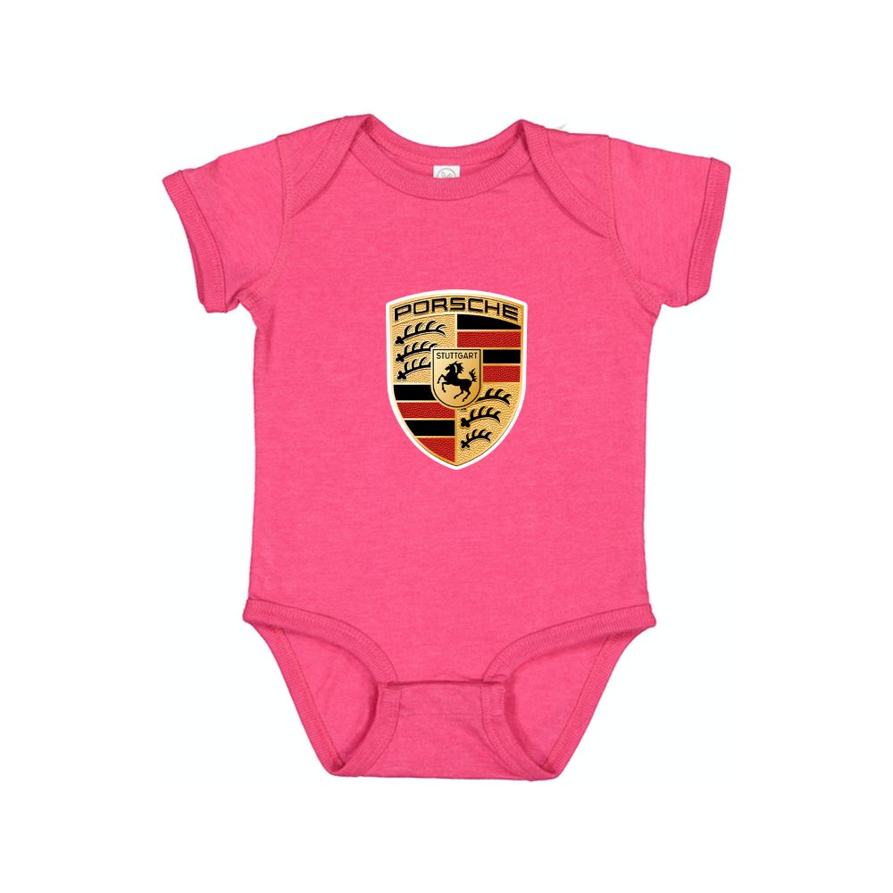 Porsche Car Baby Romper Onesie