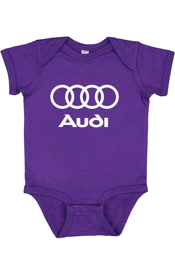 Audi Motorsports Car Baby Romper Onesie