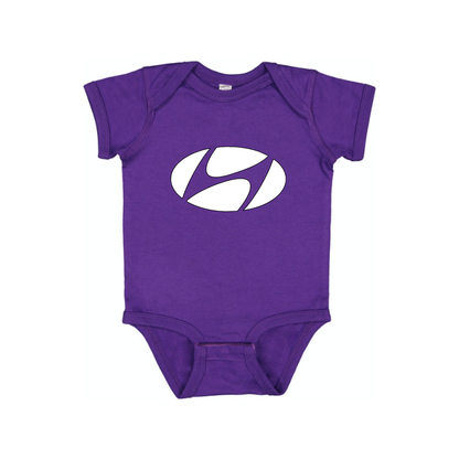 Hyundai New Logo Car  Baby Romper Onesie