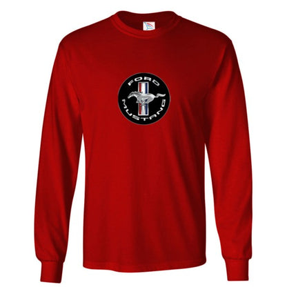 Men’s Ford Mustang Motorsport Car Long Sleeve T-Shirt