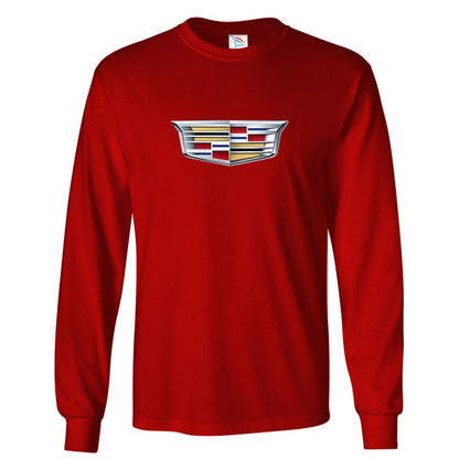 Men’s Cadillac Car Long Sleeve T-Shirt