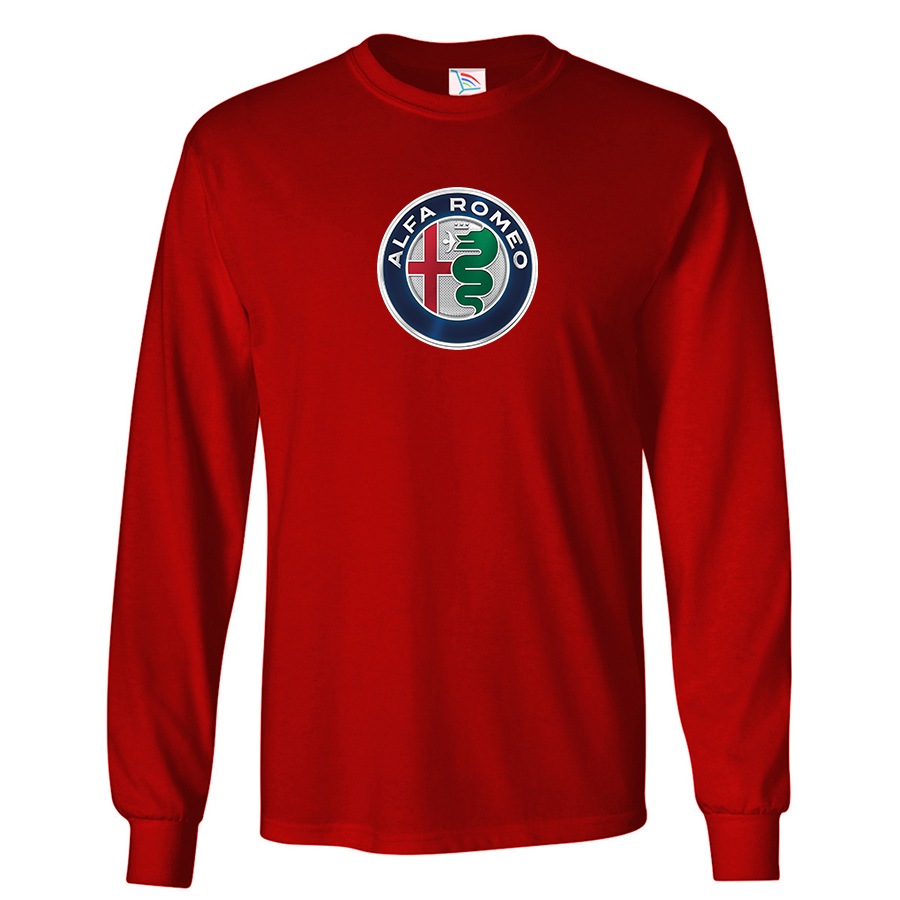 Men's Alfa Romeo Car Long Sleeve T-Shirt