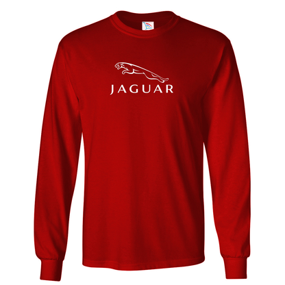 Men’s Jaguar Symbol Car Long Sleeve T-Shirt