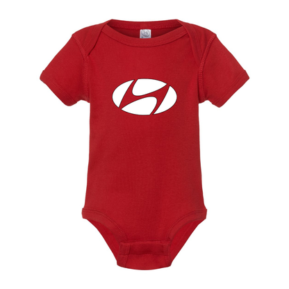 Hyundai New Logo Car  Baby Romper Onesie